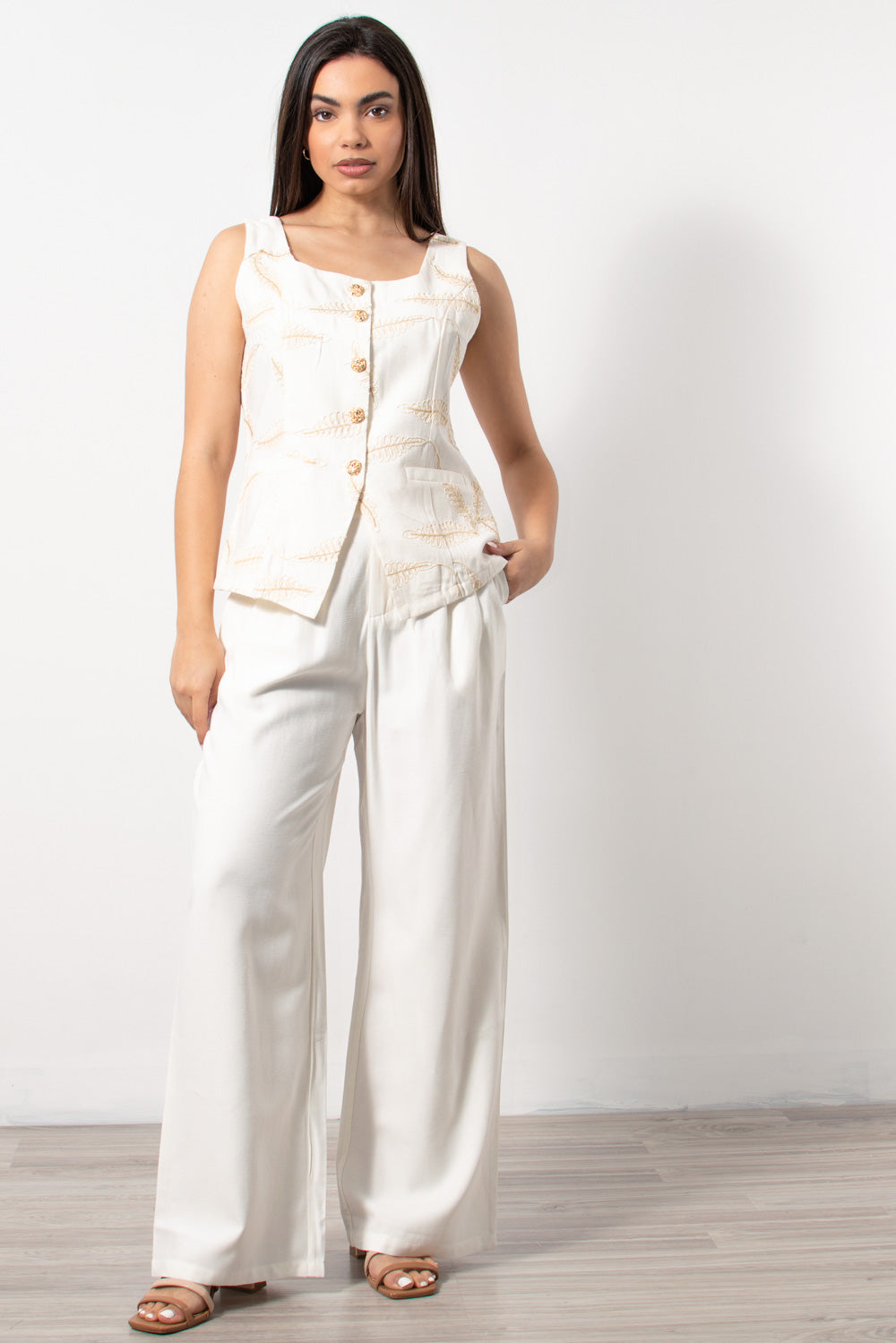 co ord set lino gileko pantelona leyko - Silla Jo