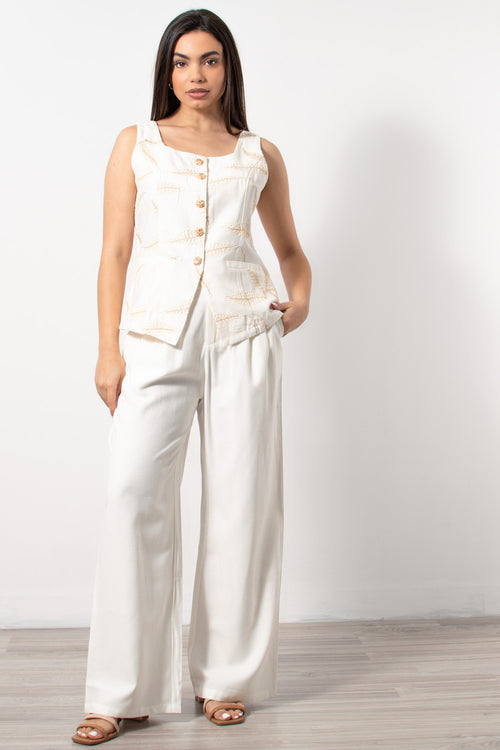 co ord set lino gileko pantelona leyko - Silla Jo