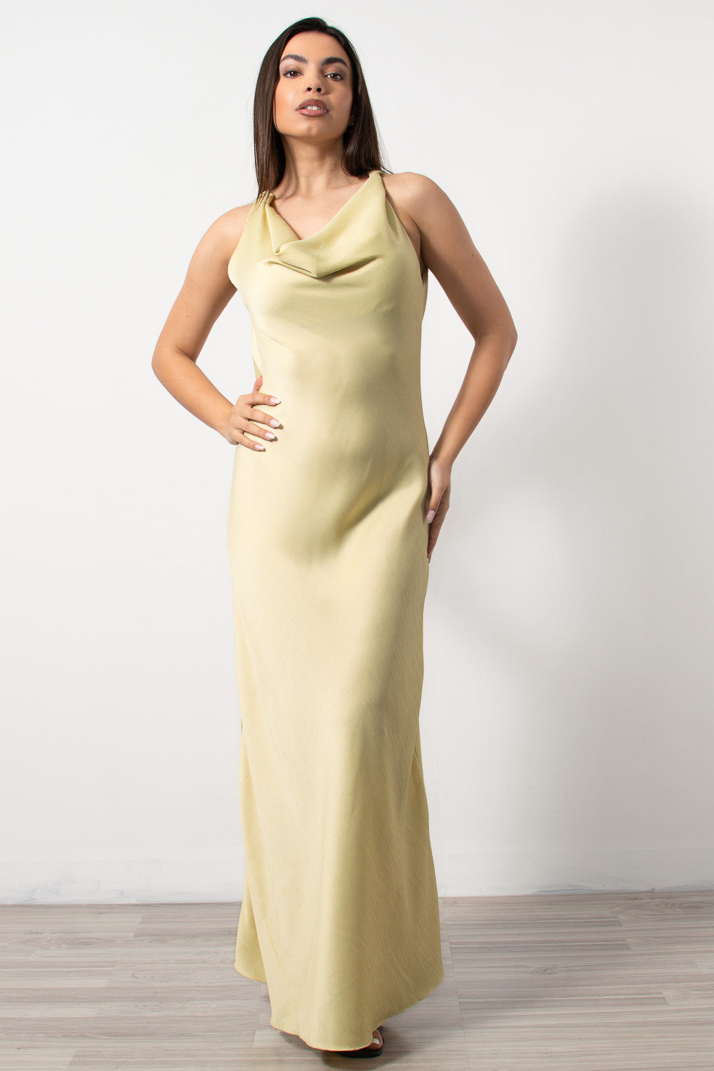 makry saten slip dress ntrape kitrino - Silla Jo