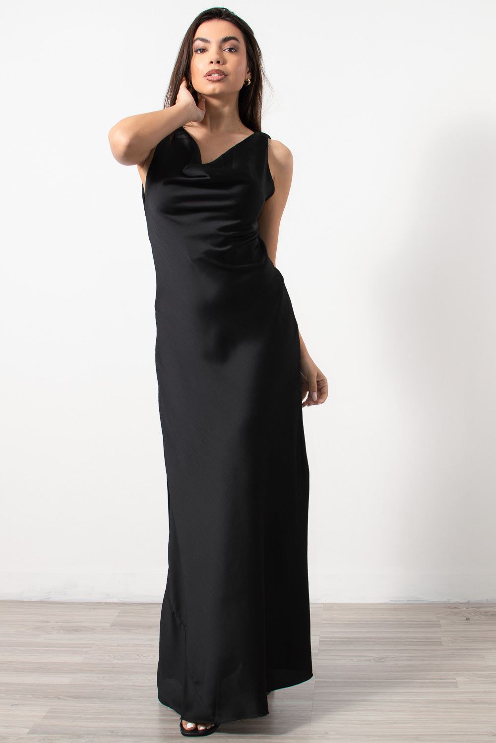 makry saten slip dress ntrape mayro - Silla Jo