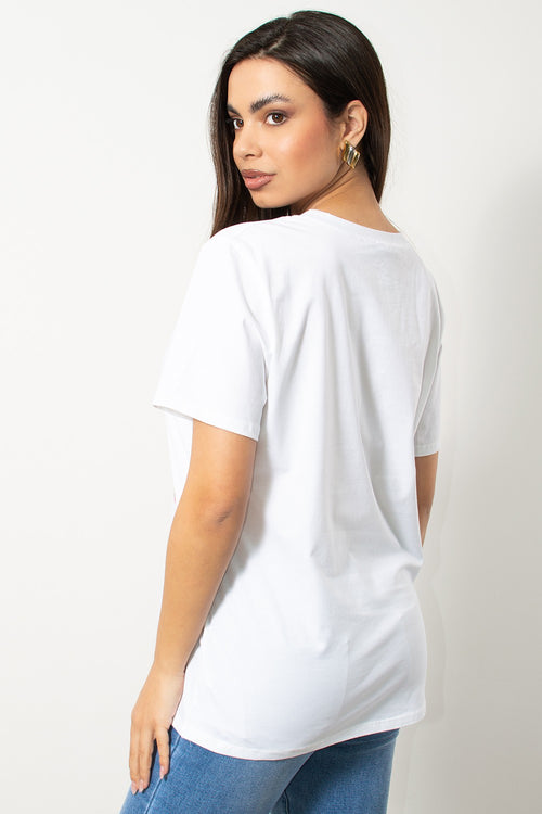 T-Shirt ονειροπαγίδα σε ροζ αποχρώσεις