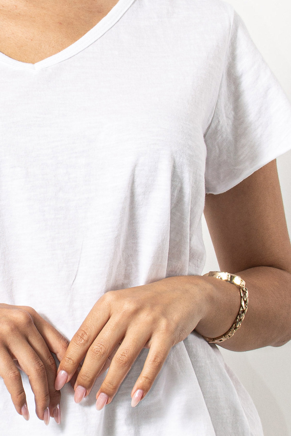 T-Shirt φλάμα βαμβακερό σε λευκό | Silla Jo