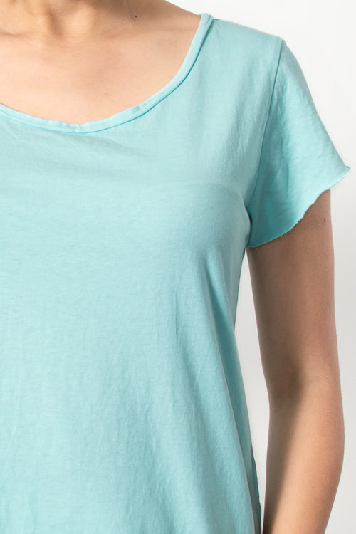 T-Shirt βαμβακερό φλάμα σε Μπλε | Silla Jo